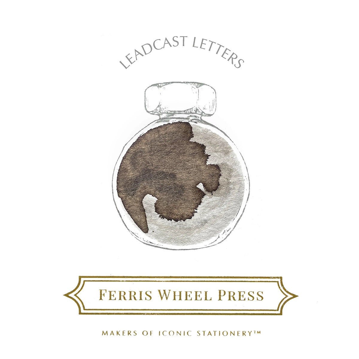 Ferris Wheel Press Inkt 38ml - Leadcast Letters - 24Papershop