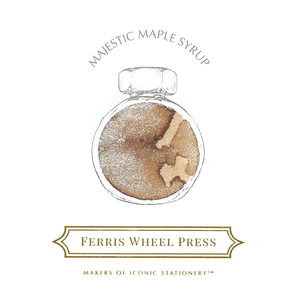 Ferris Wheel Press Inkt 38ml - Majestic Maple Syrup - 24Papershop