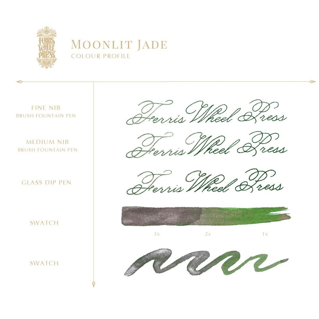 Ferris Wheel Press Inkt 38ml - Moonlit Jade - 24Papershop