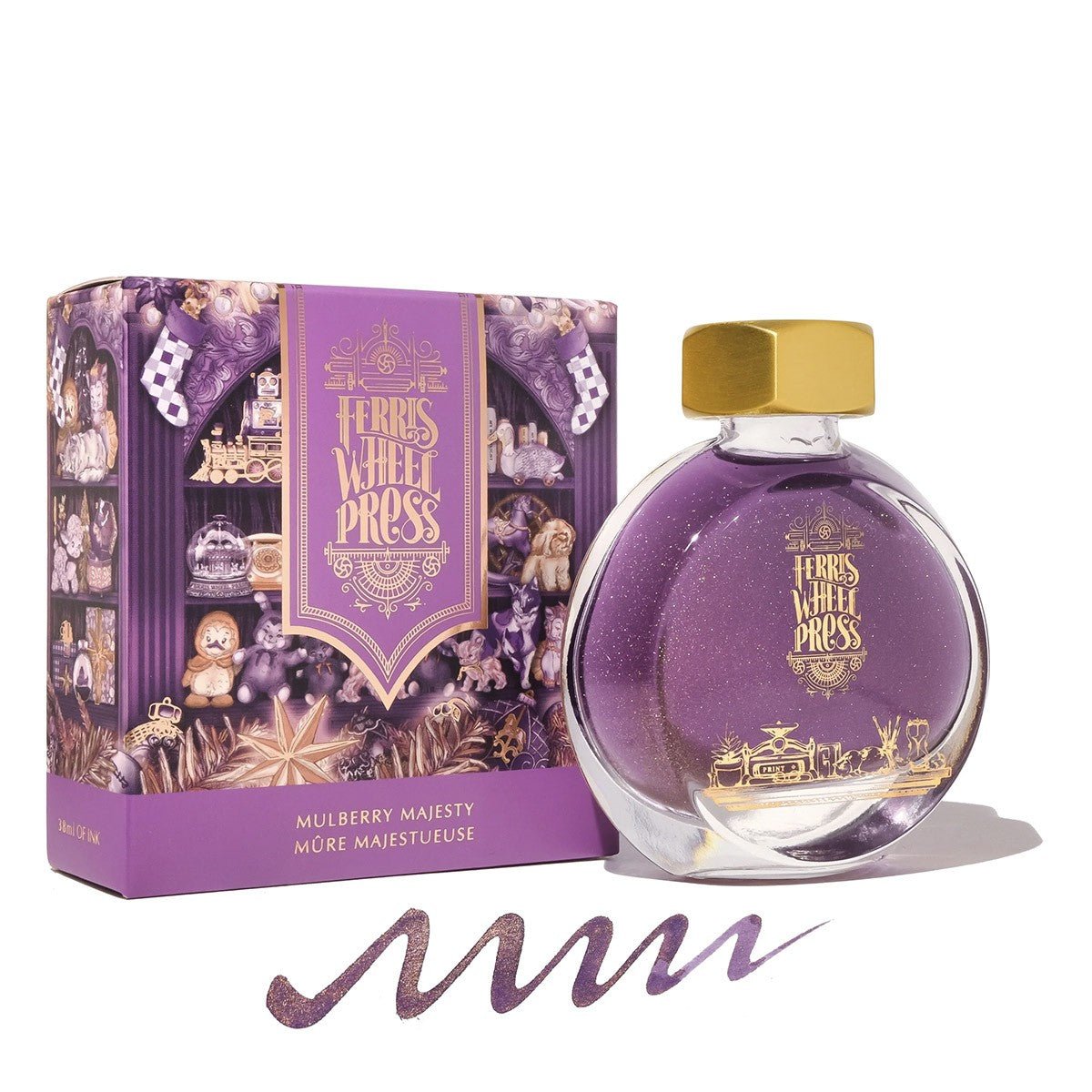 Ferris Wheel Press Inkt 38ml - Mulberry Majestic - 24Papershop