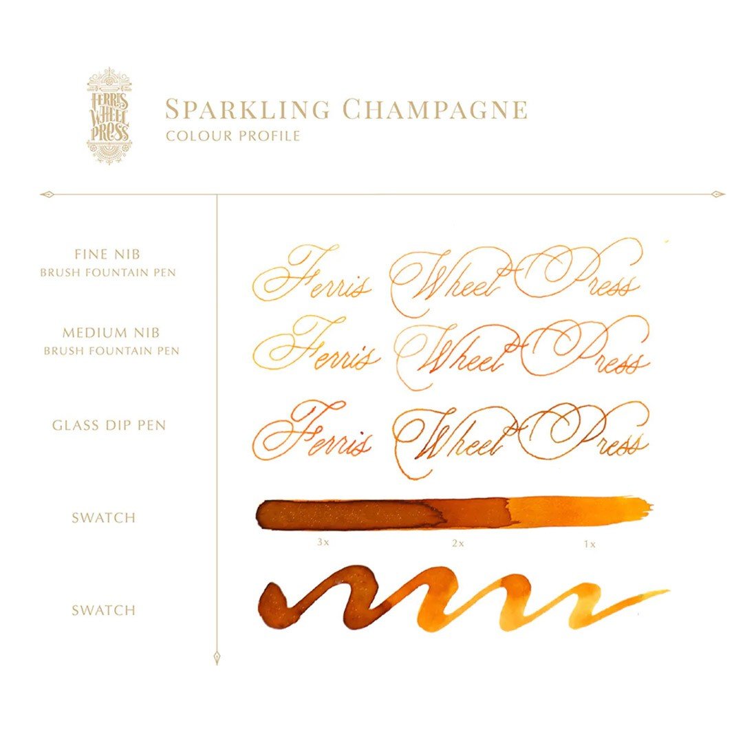 Ferris Wheel Press Inkt 38ml - Sparkling Champagne - 24Papershop