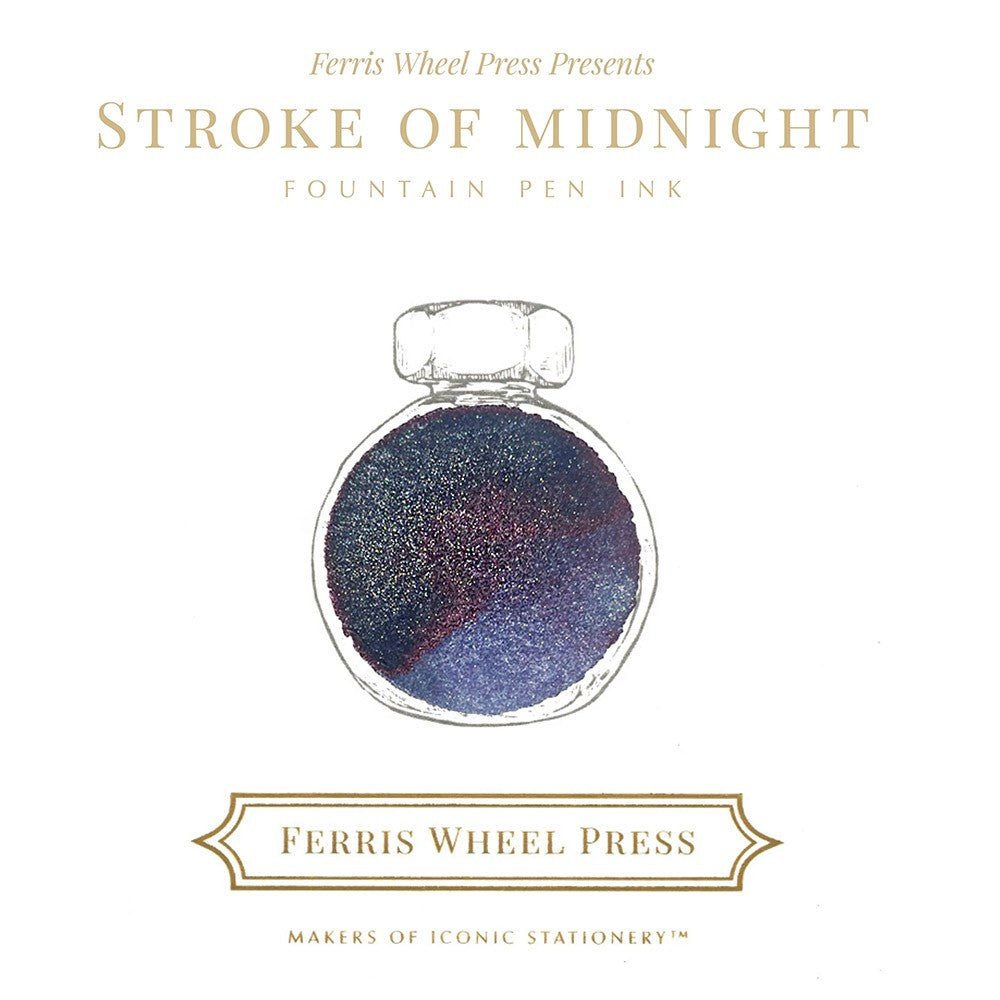 Ferris Wheel Press Inkt 38ml - Stroke of Midnight - 24Papershop