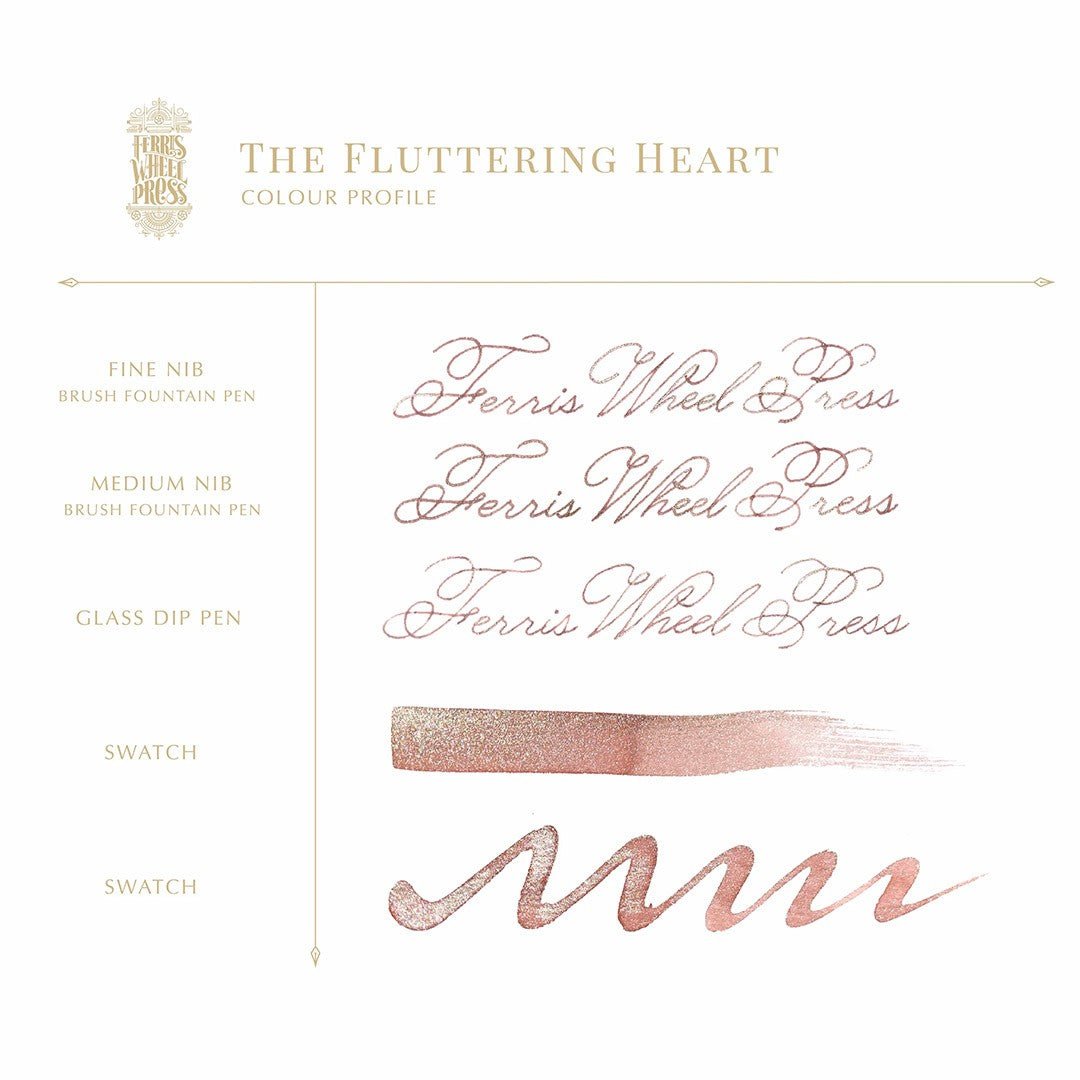 Ferris Wheel Press Inkt 38ml - The Fluttering Heart [Limited Edition 2023] - 24Papershop