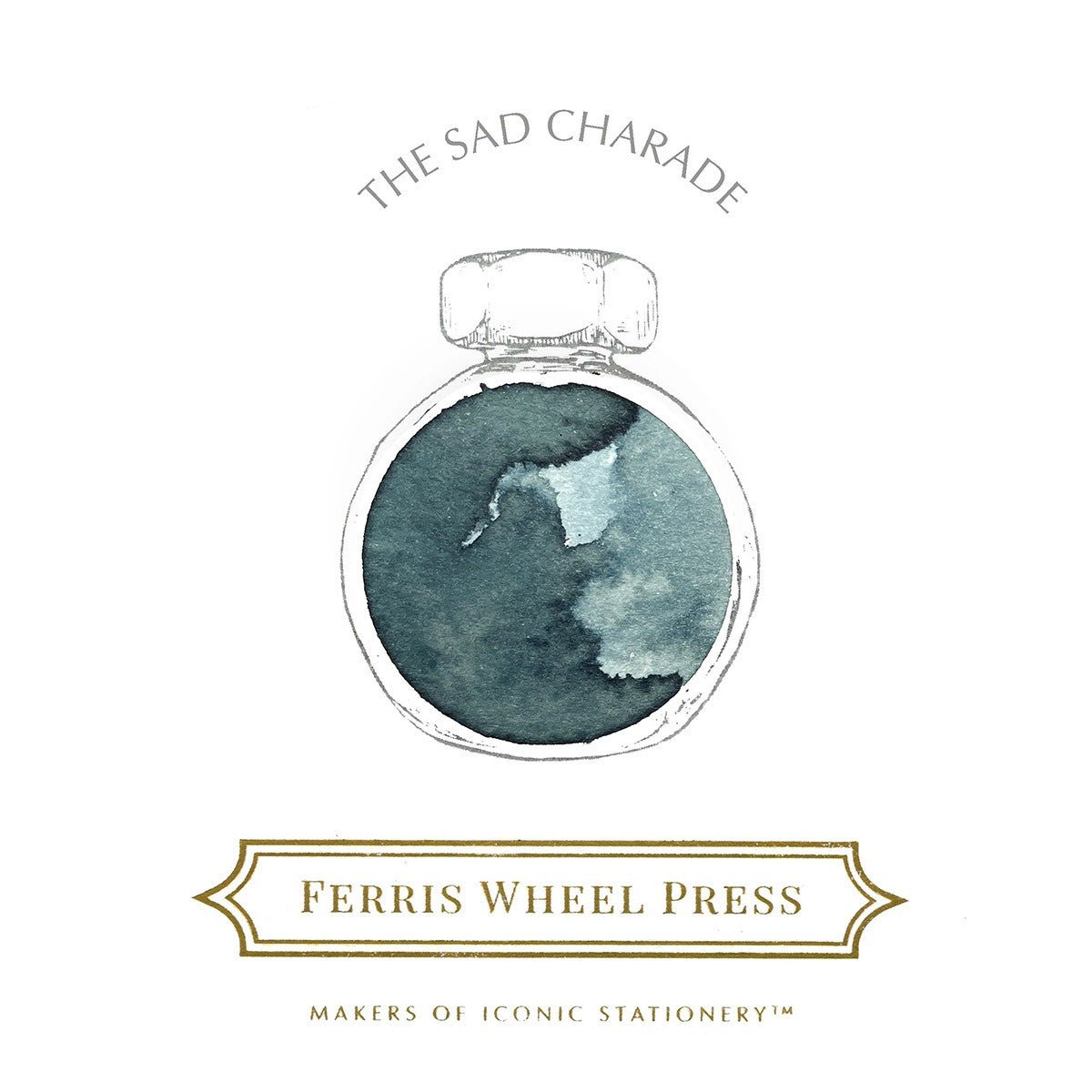 Ferris Wheel Press Inkt 38ml - The Sad Charade - 24Papershop