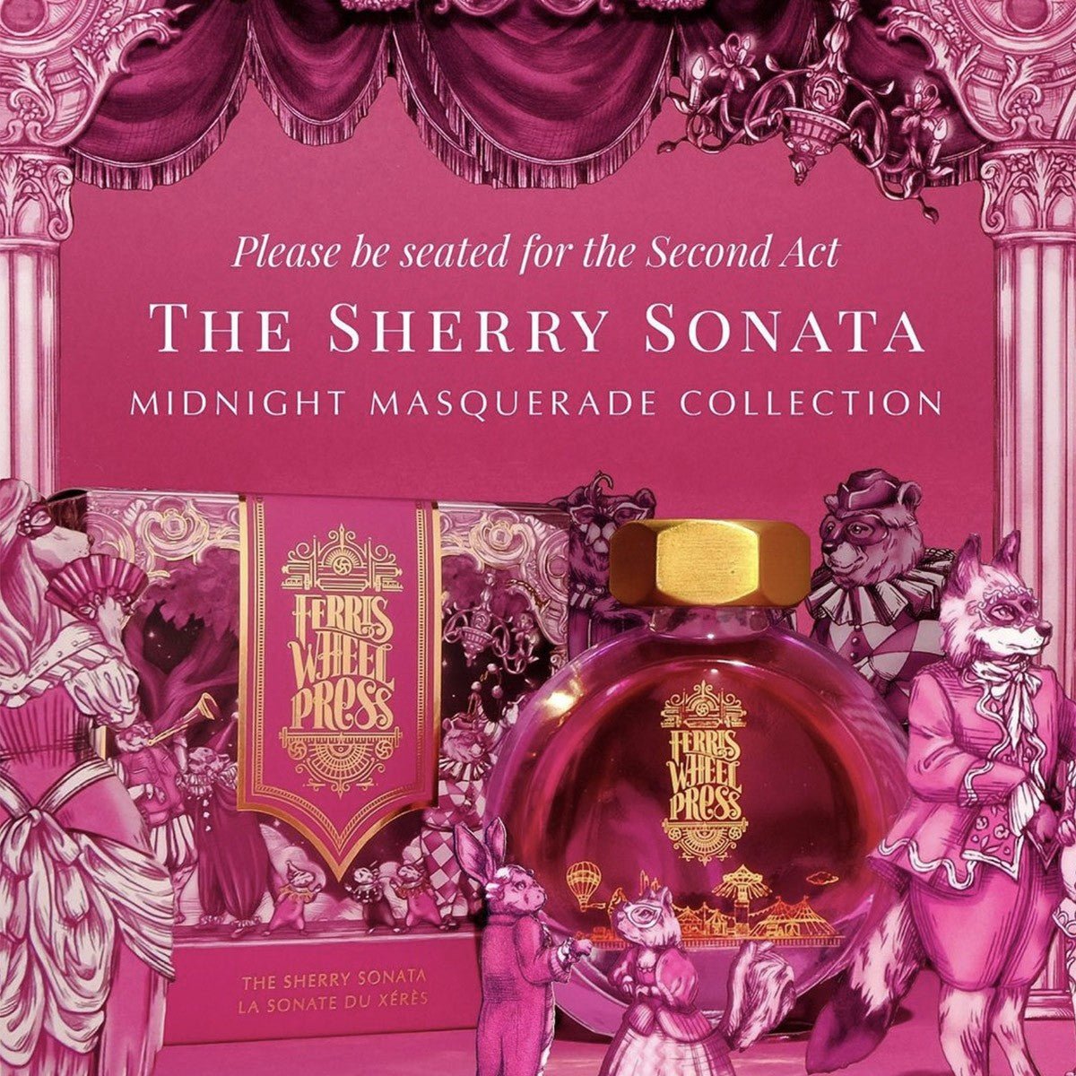 Ferris Wheel Press Inkt 38ml - The Sherry Sonata - 24Papershop