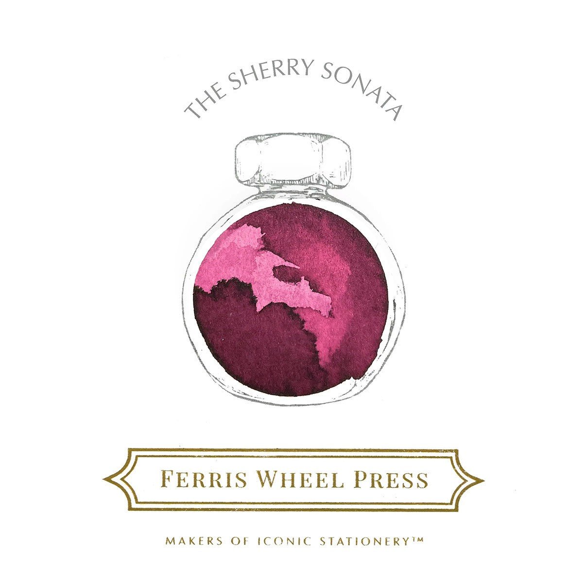 Ferris Wheel Press Inkt 38ml - The Sherry Sonata - 24Papershop