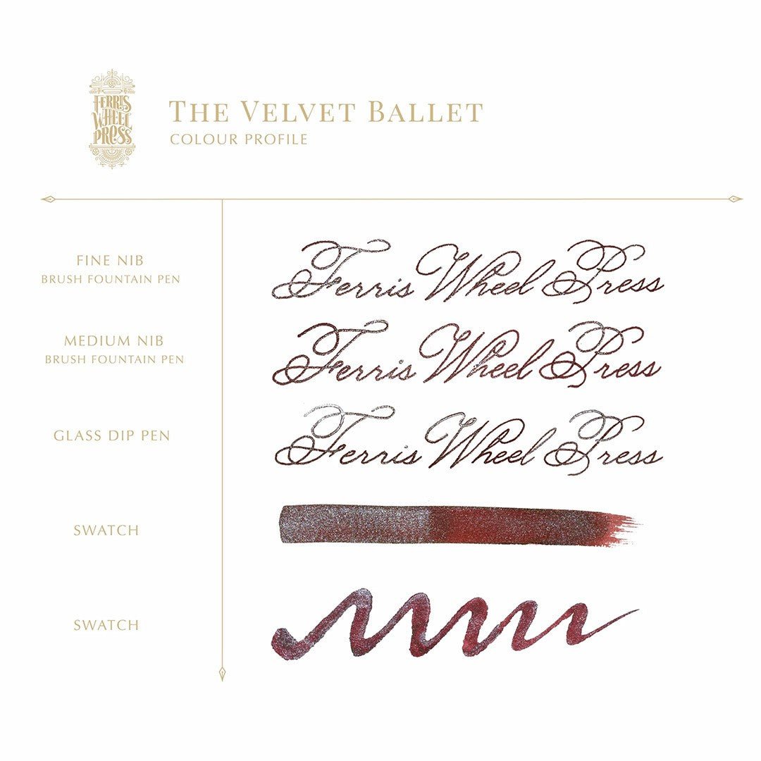 Ferris Wheel Press Inkt 38ml - The Velvet Ballet - 24Papershop