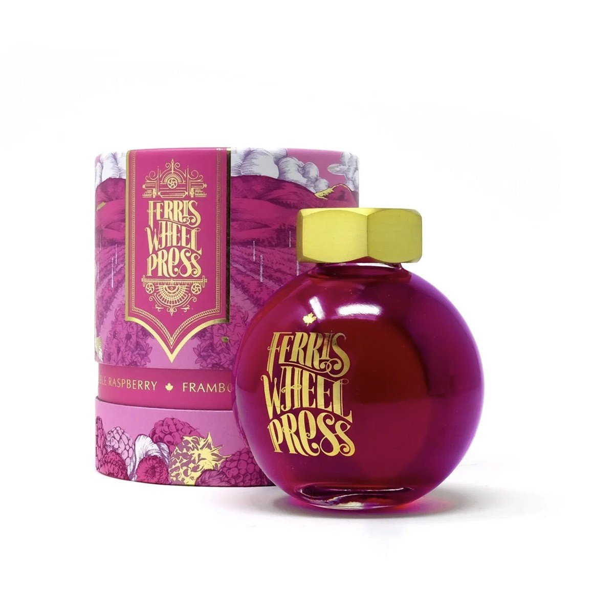 Ferris Wheel Press Inkt 85ml - Double Raspberry - 24Papershop