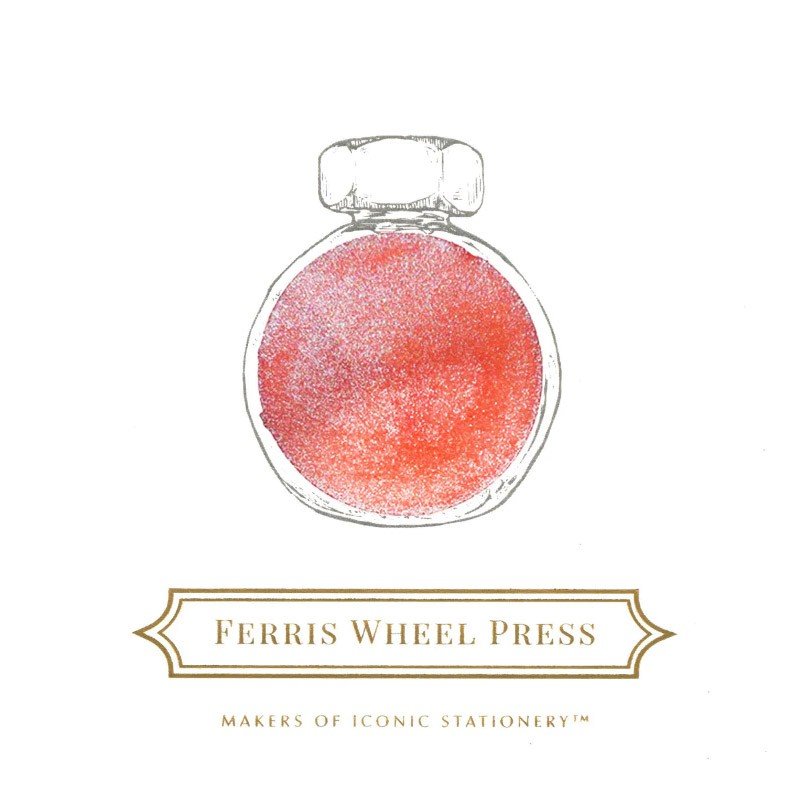 Ferris Wheel Press Inkt 85ml - Wonderland in Coral - 24Papershop