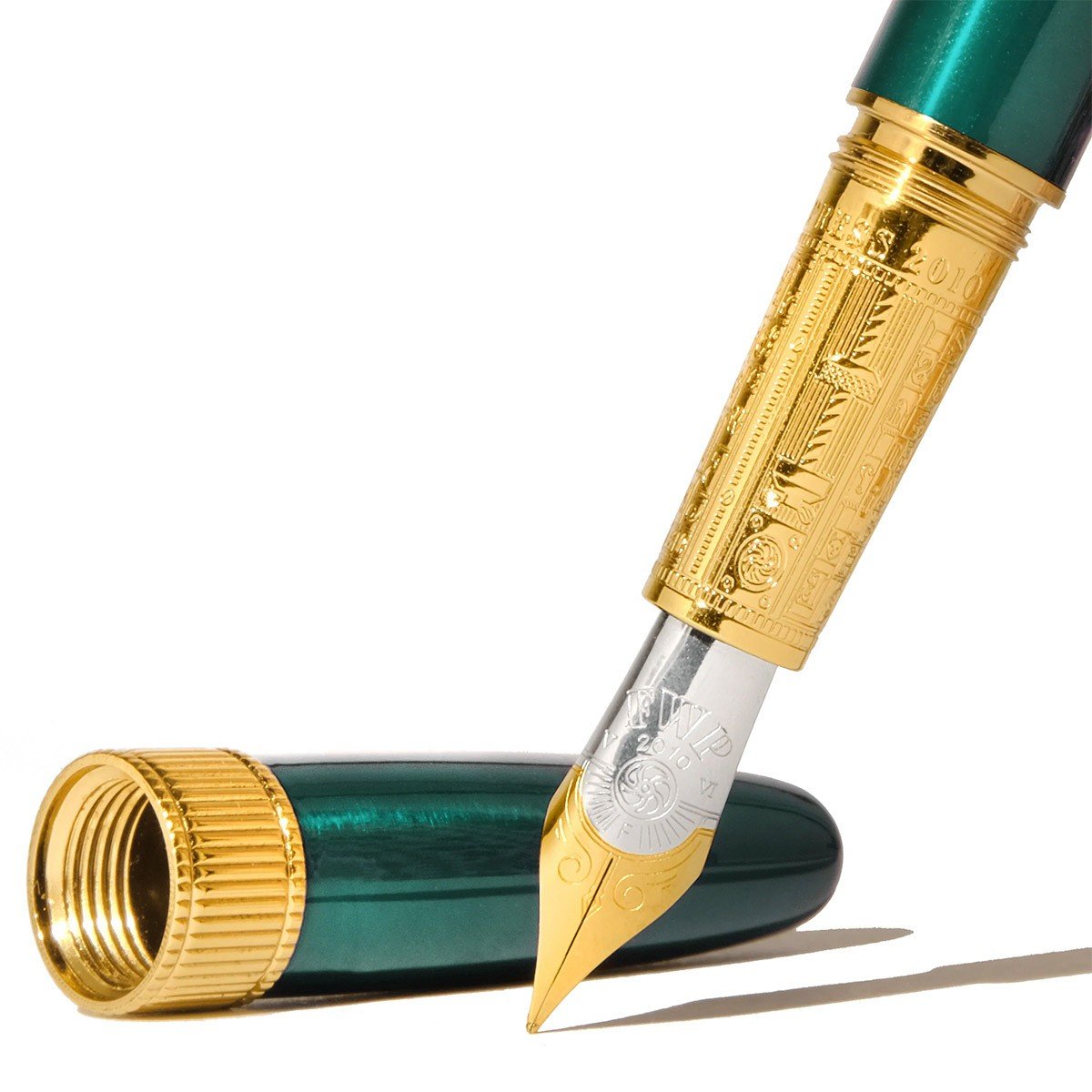 Ferris Wheel Press Joule Fountain Pen - Engravers Teal [Medium] - 24Papershop