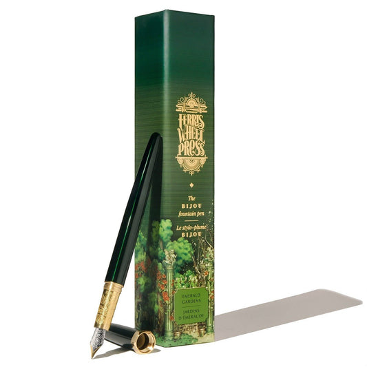 Ferris Wheel Press The Bijou Fountain Pen - Emerald Gardens - Medium - 24Papershop