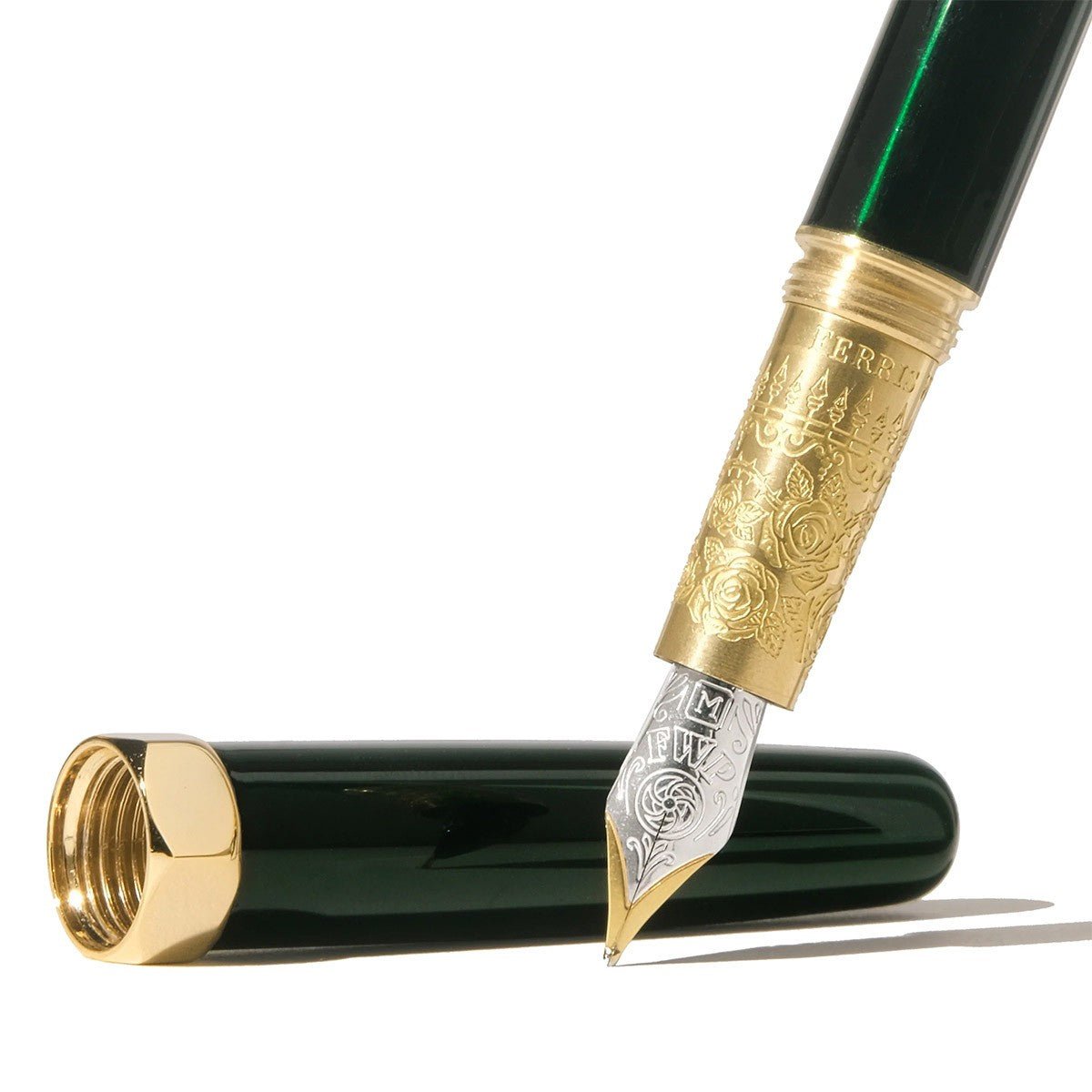 Ferris Wheel Press The Bijou Fountain Pen - Emerald Gardens - Medium - 24Papershop