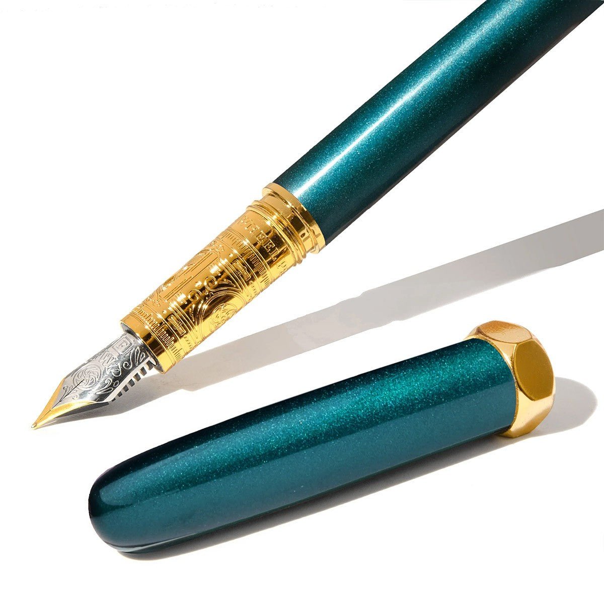 Ferris Wheel Press The Bijou Fountain Pen - Printmaker's Teal [Fine] - 24Papershop