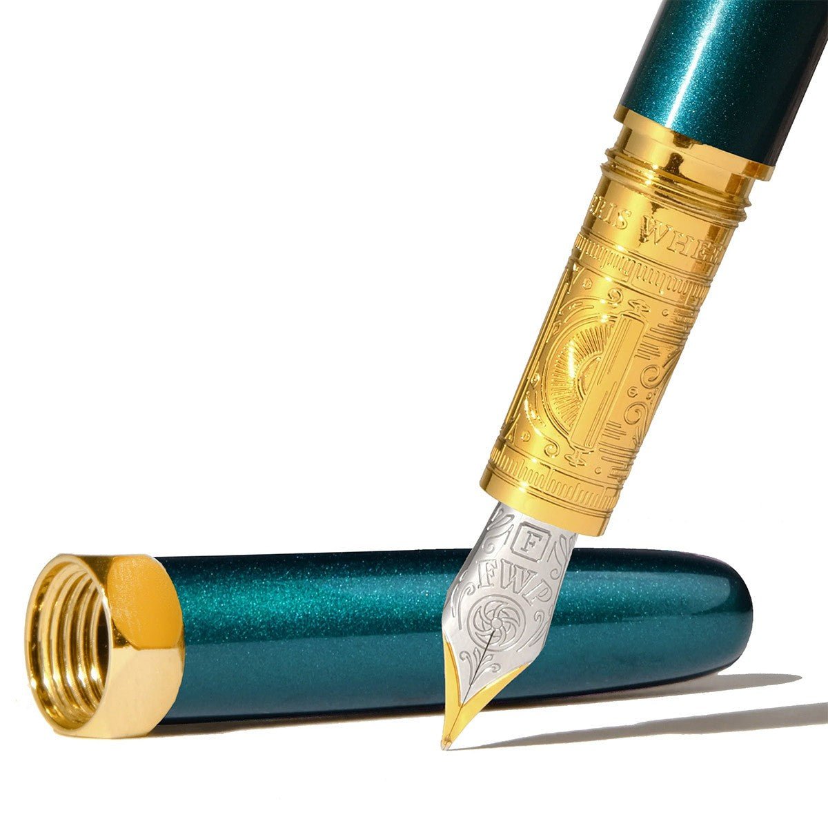 Ferris Wheel Press The Bijou Fountain Pen - Printmaker's Teal [Fine] - 24Papershop