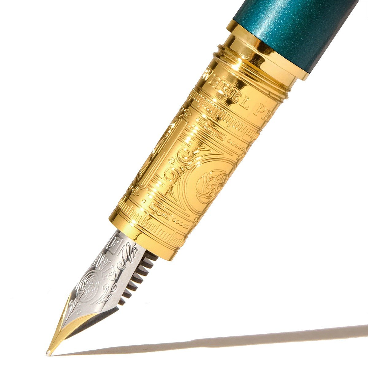 Ferris Wheel Press The Bijou Fountain Pen - Printmaker's Teal [Medium] - 24Papershop