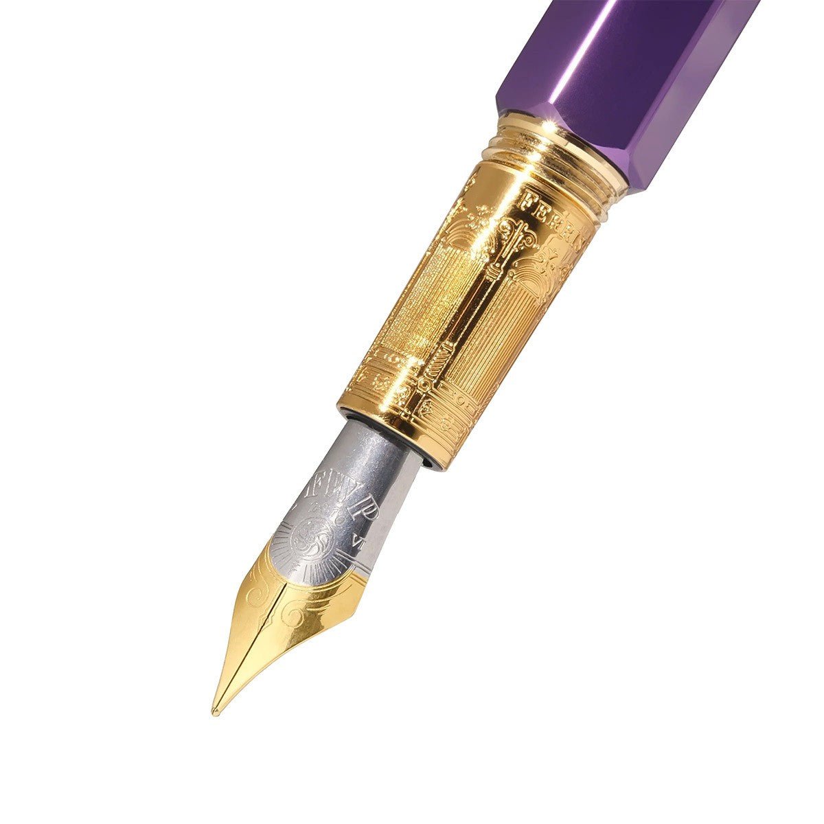 Ferris Wheel Press The Marquise Fountain Pen - Aubergine - Medium - 24Papershop