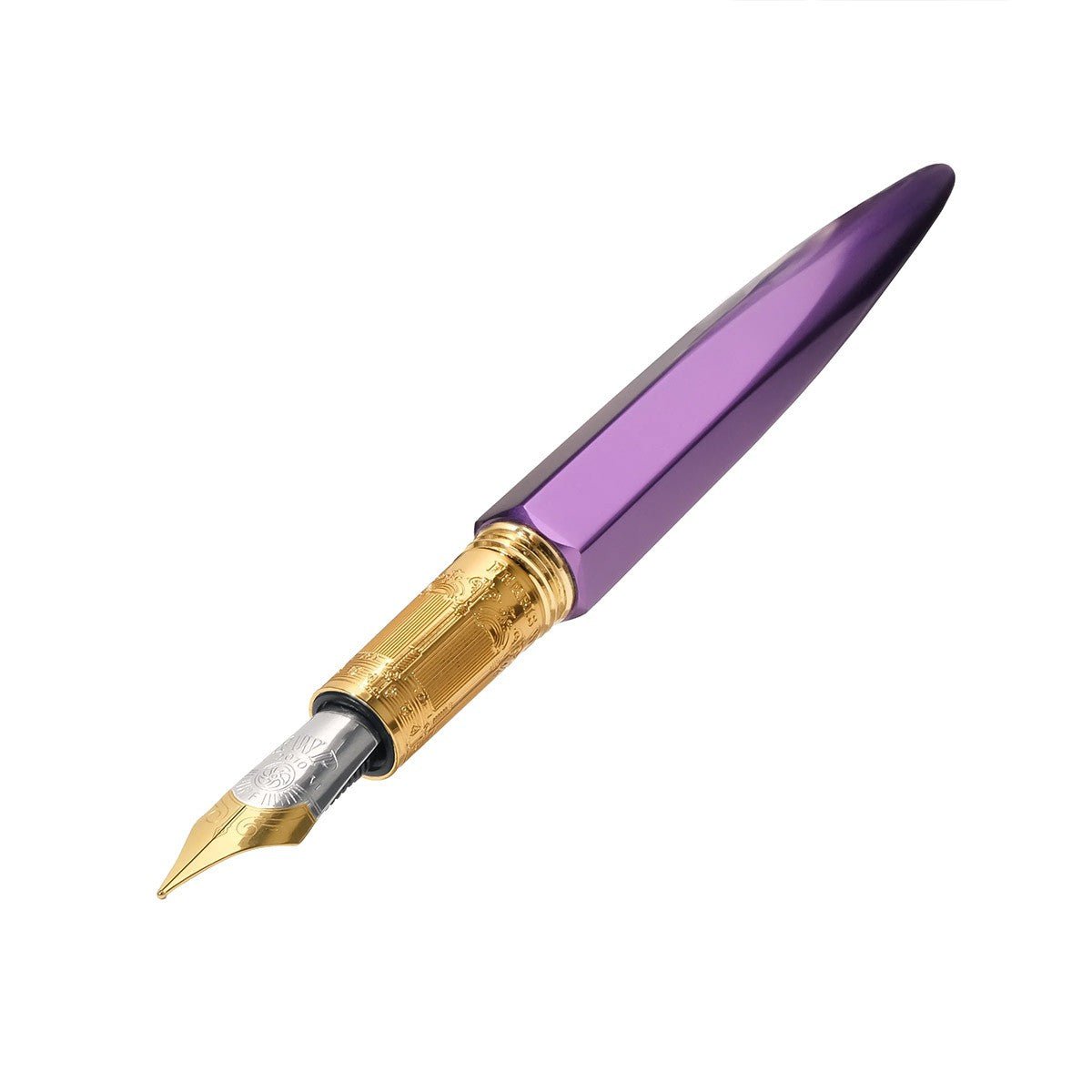 Ferris Wheel Press The Marquise Fountain Pen - Aubergine - Medium - 24Papershop