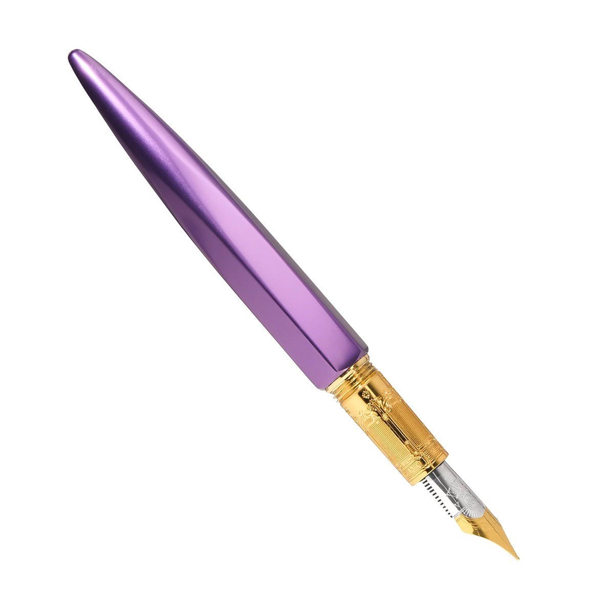 Ferris Wheel Press The Marquise Fountain Pen - Aubergine - Medium - 24Papershop