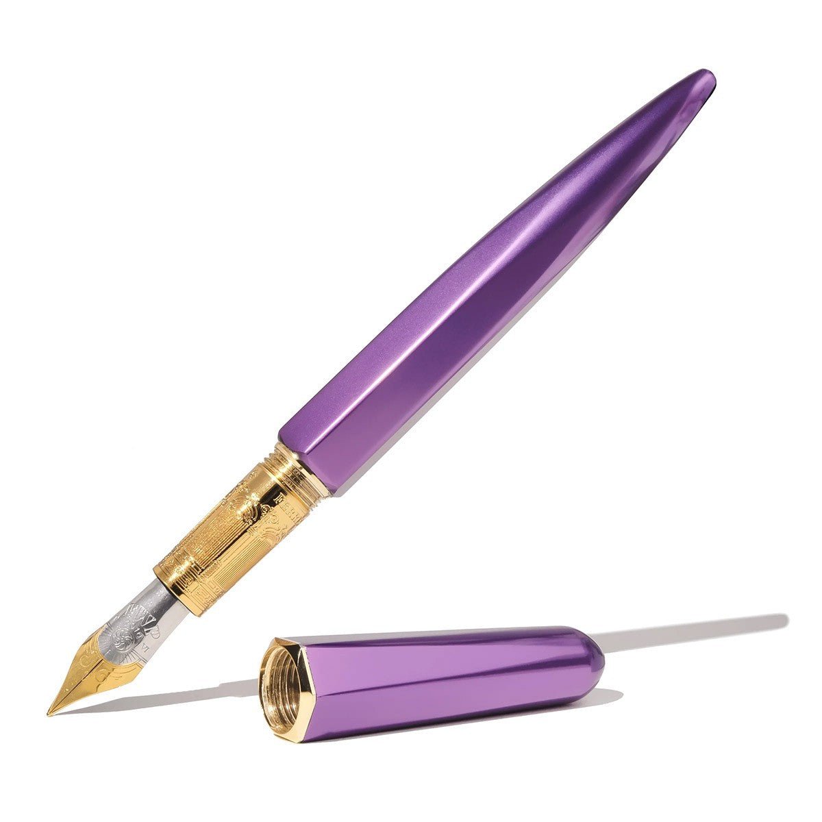 Ferris Wheel Press The Marquise Fountain Pen - Aubergine - Medium - 24Papershop