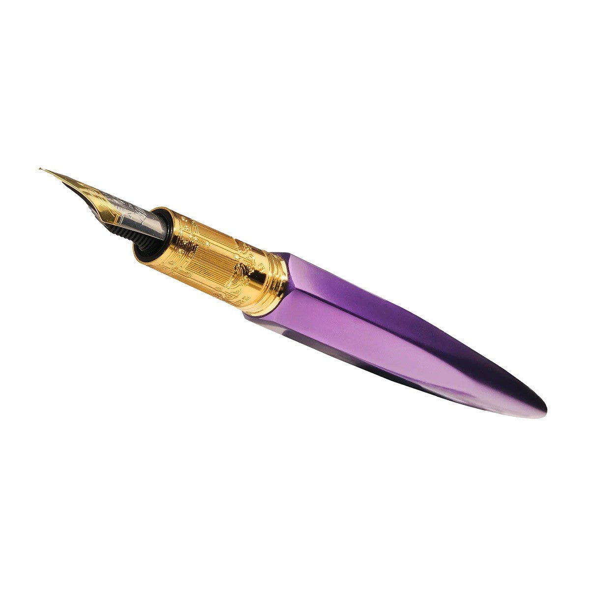 Ferris Wheel Press The Marquise Fountain Pen - Aubergine - Medium - 24Papershop