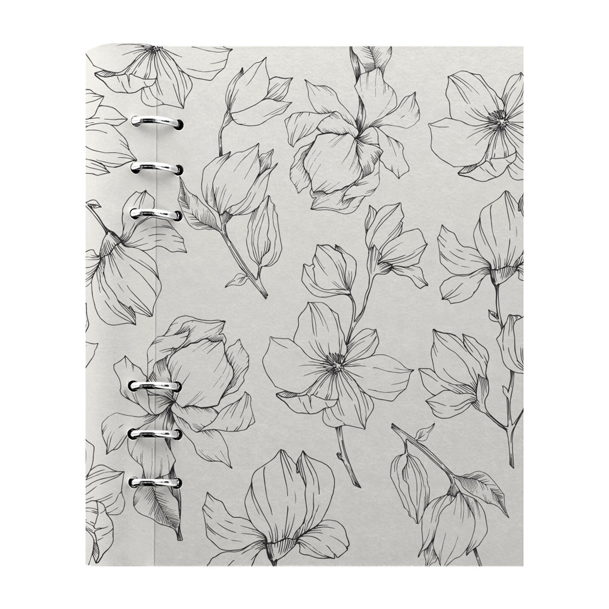 Filofax Clipbook A5 Floral - Magnolia Ivory - 24Papershop