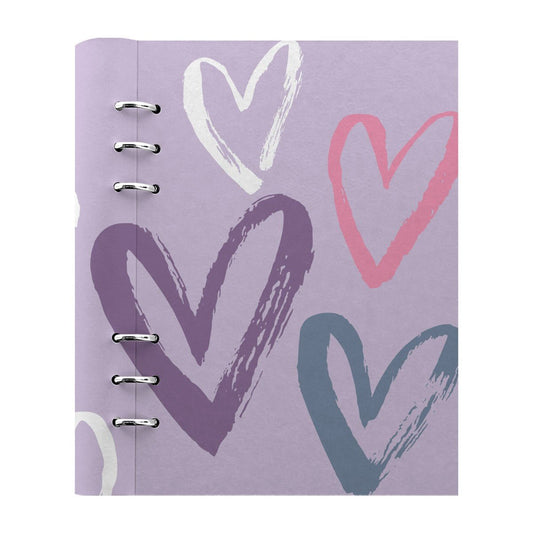 Filofax Clipbook A5 Joy - Hearts Orchid - 24Papershop