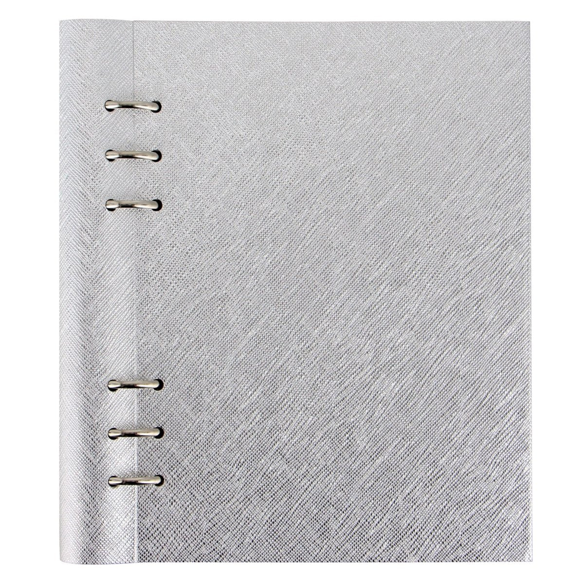 Filofax Clipbook A5 Saffiano Metallic - Silver - 24Papershop