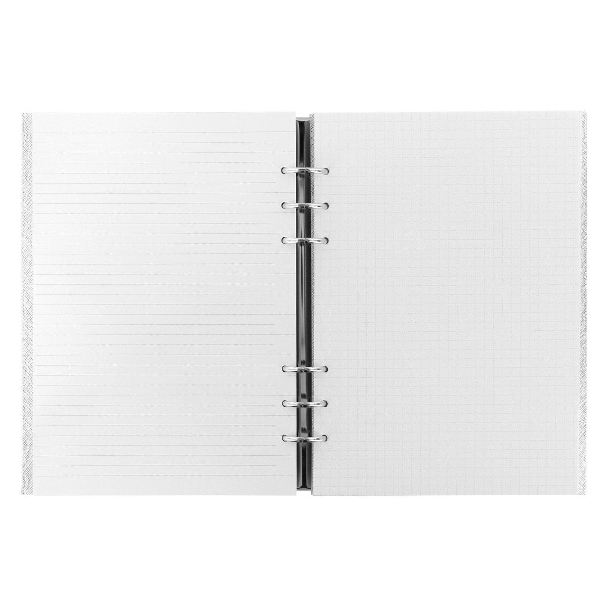 Filofax Clipbook A5 Saffiano Metallic - Silver - 24Papershop