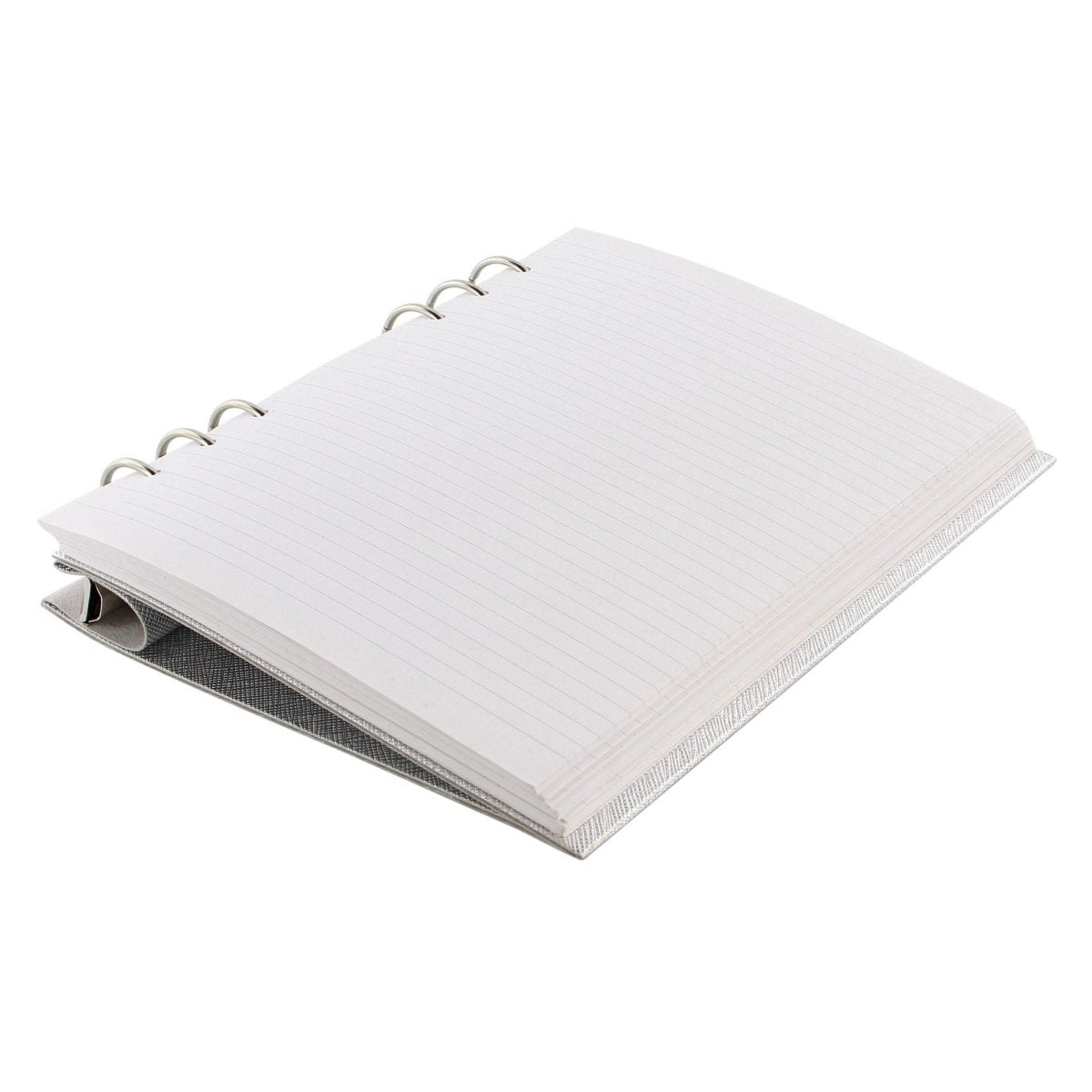 Filofax Clipbook A5 Saffiano Metallic - Silver - 24Papershop