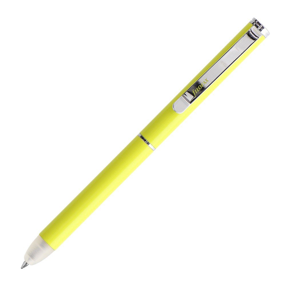 Filofax Clipbook Erasable Pen - Saffiano Fluoro Yellow - 24Papershop