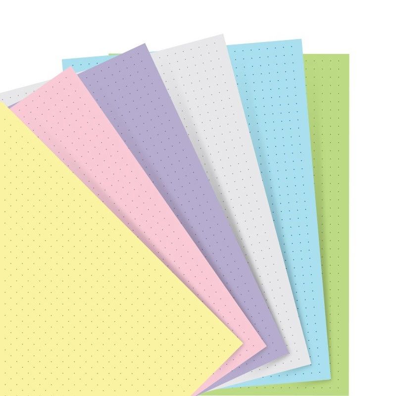 Filofax Clipbook & Organiser Navulling A5 - Dotted Gekleurd - 24Papershop