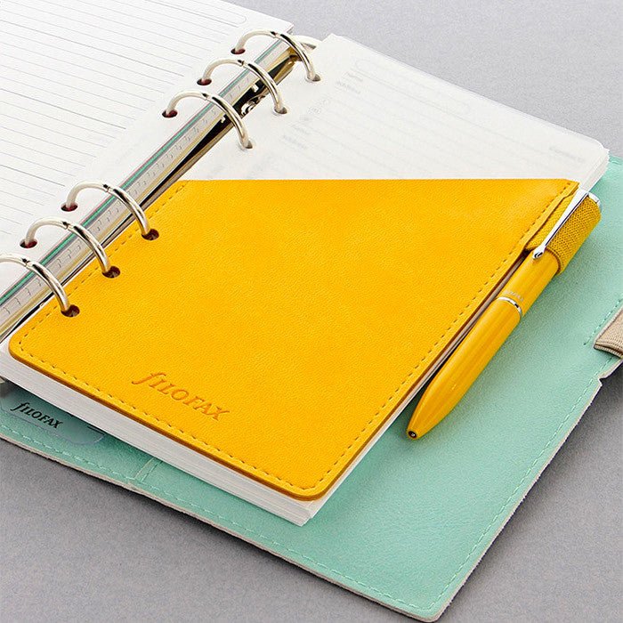 Filofax Clipbook & Organiser Penhouder A5 - Geel - 24Papershop