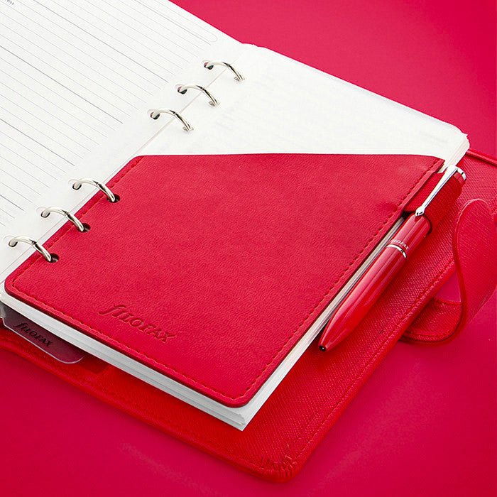 Filofax Clipbook & Organiser Penhouder A5 - Rood - 24Papershop