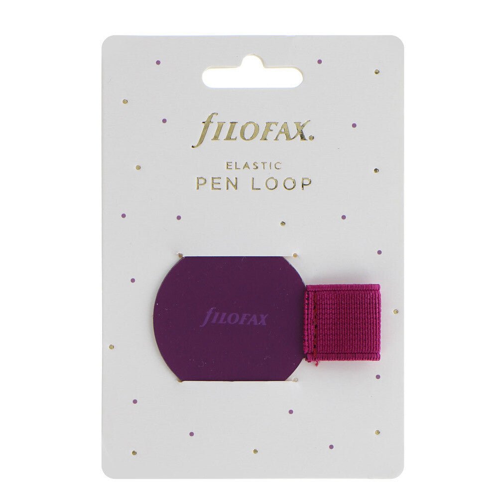 Filofax Elastic Pen Loop - Mauve - 24Papershop