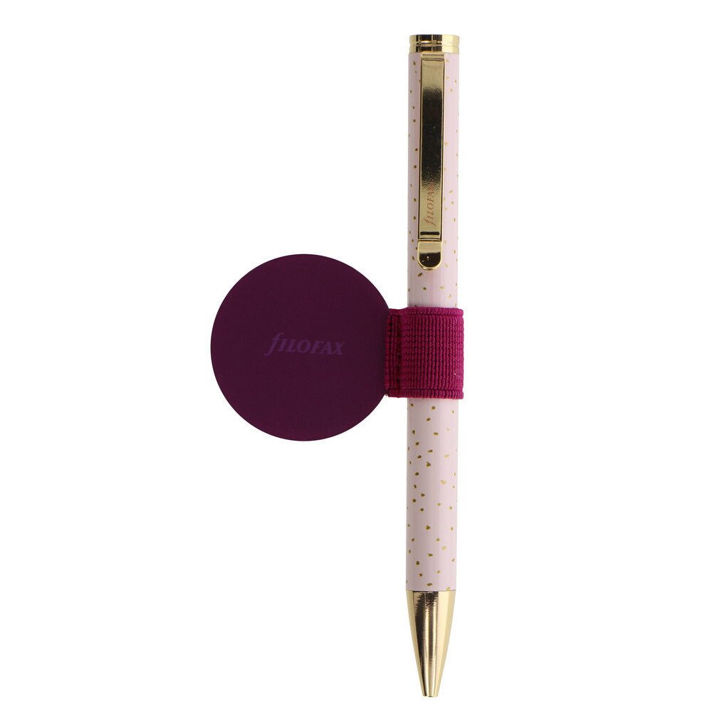 Filofax Elastic Pen Loop - Mauve - 24Papershop