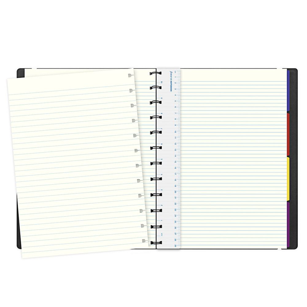 Filofax Hervulbare Notitieboek A4 Classic - Zwart - 24Papershop