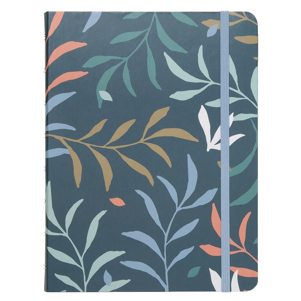 Filofax Hervulbare Notitieboek A5 Botanical Blue - 24Papershop