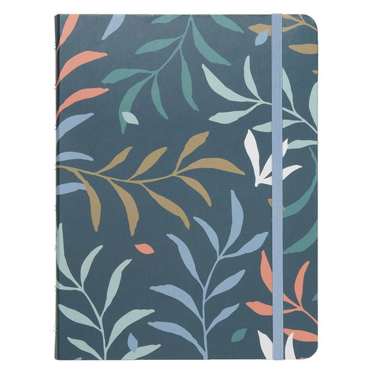 Filofax Hervulbare Notitieboek A5 Botanical Blue - 24Papershop