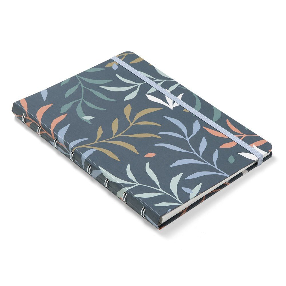 Filofax Hervulbare Notitieboek A5 Botanical Blue - 24Papershop