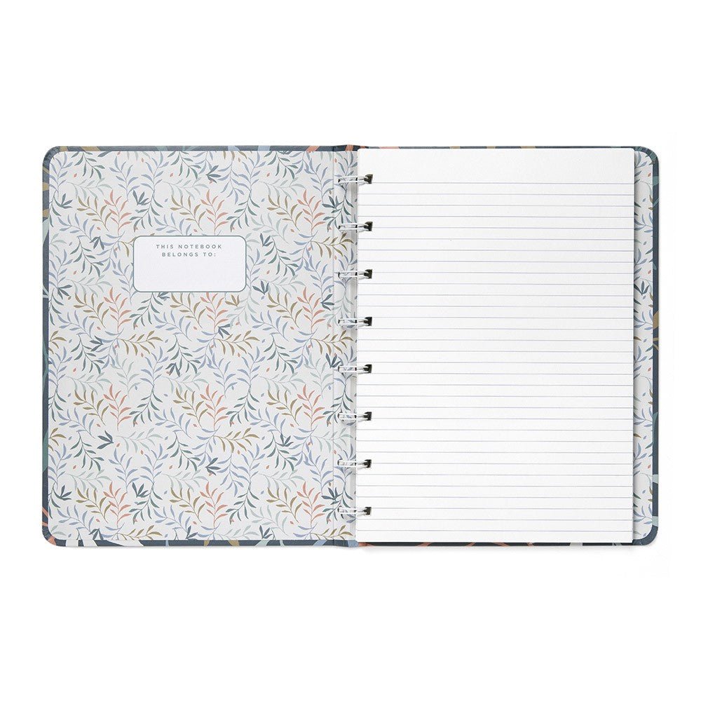 Filofax Hervulbare Notitieboek A5 Botanical Blue - 24Papershop