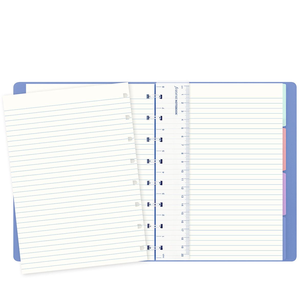 Filofax Hervulbare Notitieboek A5 Classic Pastels - Blauw - 24Papershop