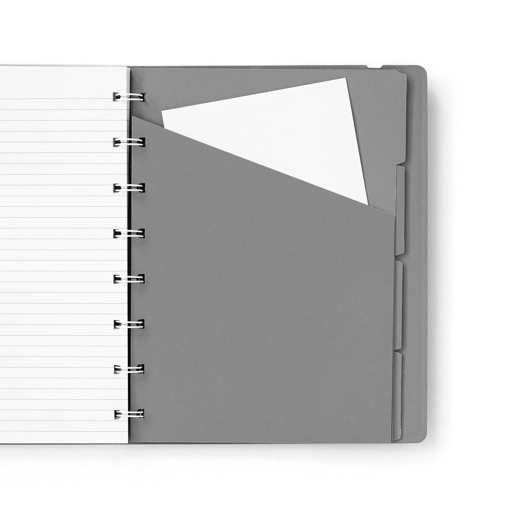 Filofax Hervulbare Notitieboek A5 - Graphite - 24Papershop