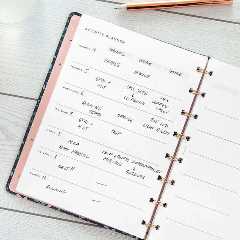 Filofax Hervulbare Notitieboek Navulling A5 - Activity Planner - 24Papershop