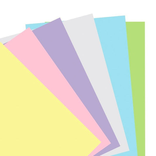 Filofax Hervulbare Notitieboek Navullingen A6 Pastel Kleuren - Blanco - 24Papershop