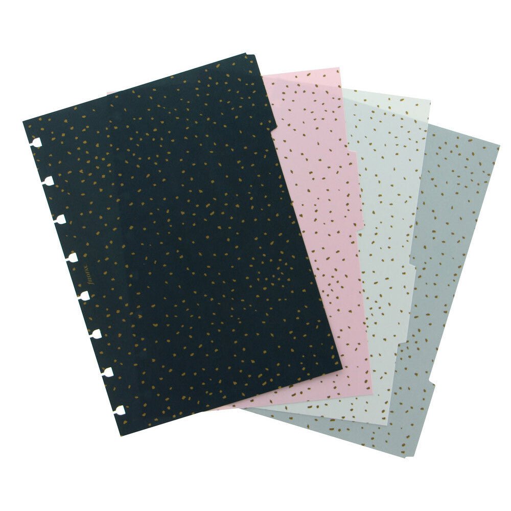 Filofax Hervulbare Notitieboek Tabbladen A5 - Confetti - 24Papershop