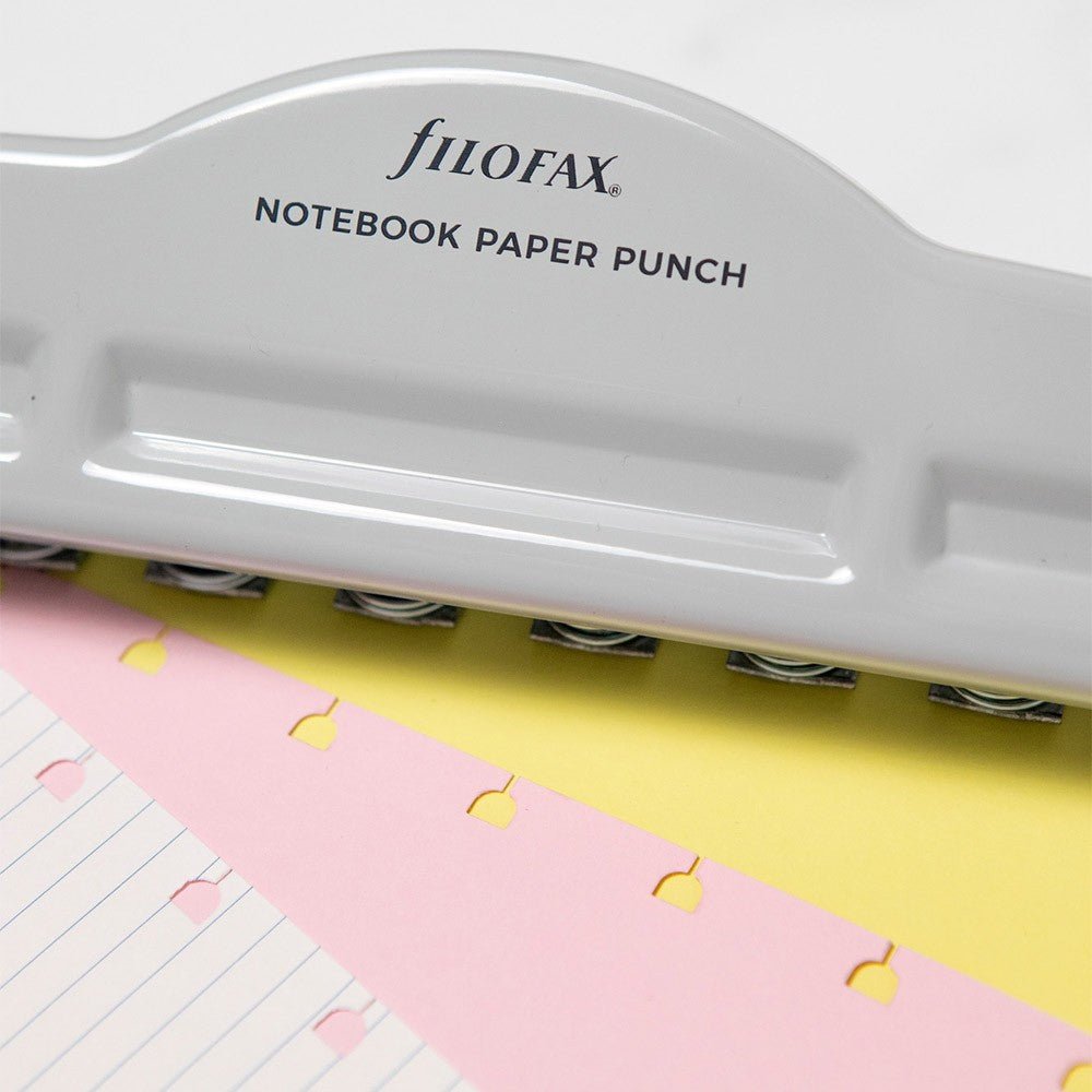 Filofax Notebook Paper Punch Grey - 24Papershop