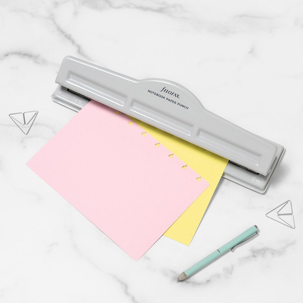 Filofax Notebook Paper Punch Grey - 24Papershop