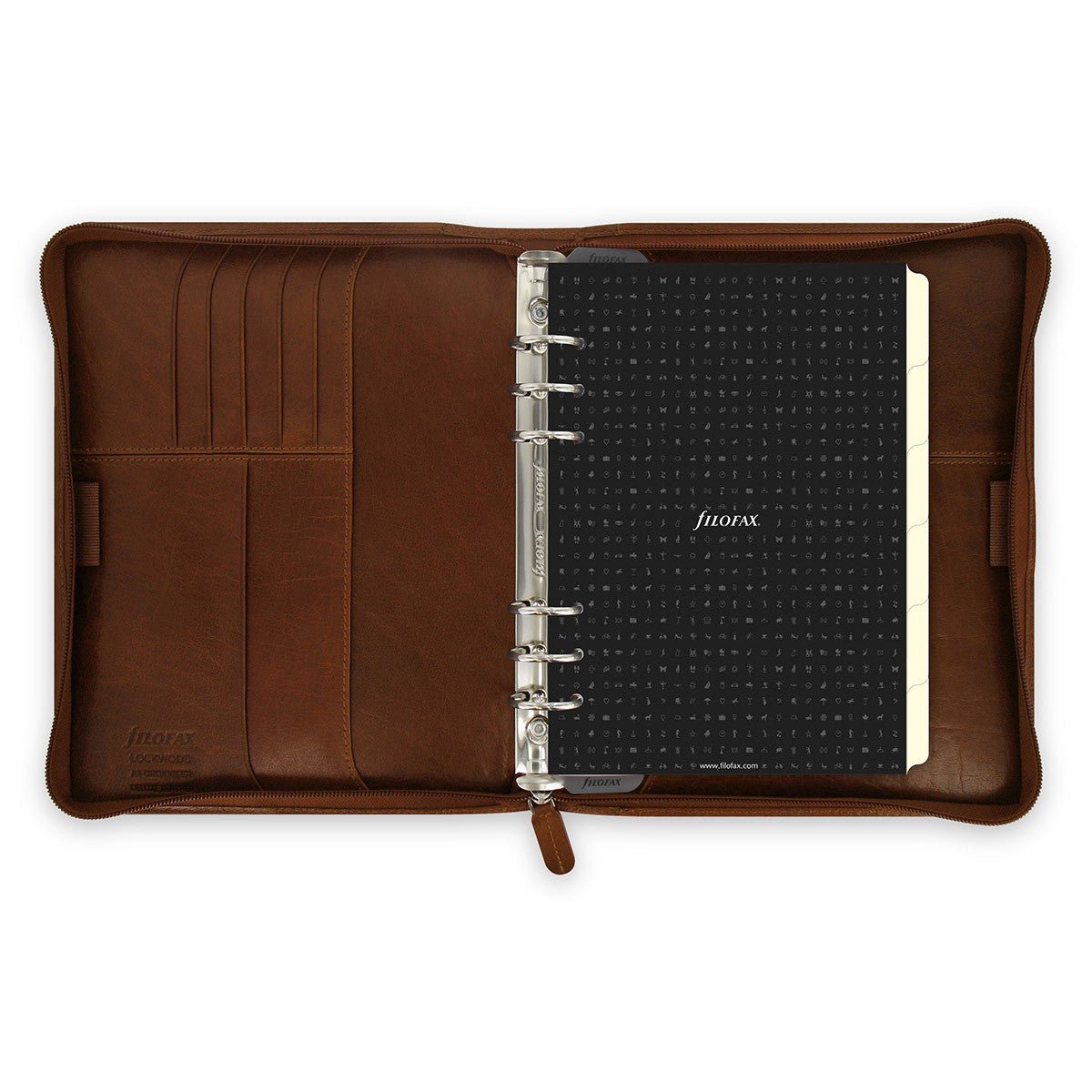 Filofax Organiser A5 Lockwood - Cognac - 24Papershop