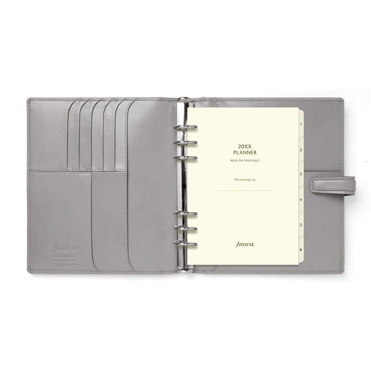 Filofax Organiser A5 Lockwood - Concrete - 24Papershop