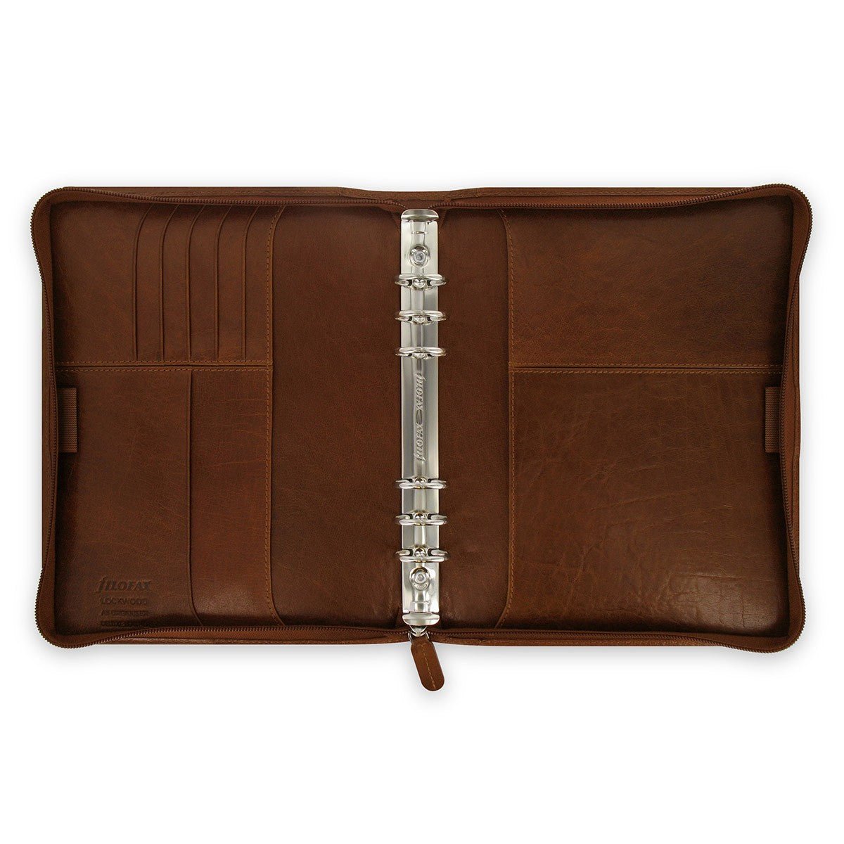 Filofax Organiser A5 Lockwood Zip - Cognac - 24Papershop